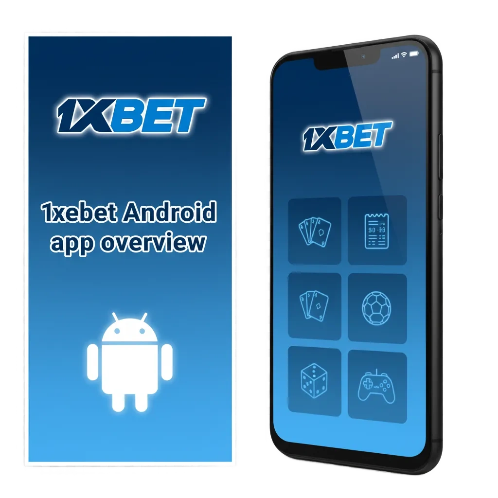 1xbet Android app overview showing mobile betting and casino games with live odds, fast markets, and quick cashouts.