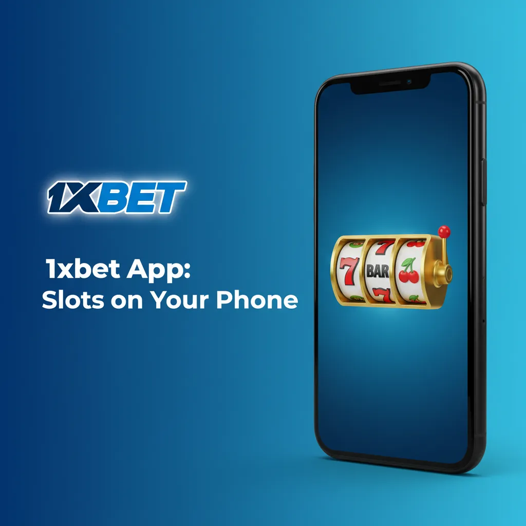 1xbet slots app on a phone, showing lobby with search, filters, fast loading, and secure payments.
