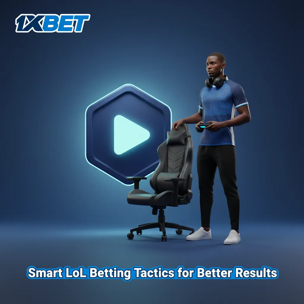 Infographic on League of Legends betting tactics: bankroll management, meta watching, odds tracking, live markets.