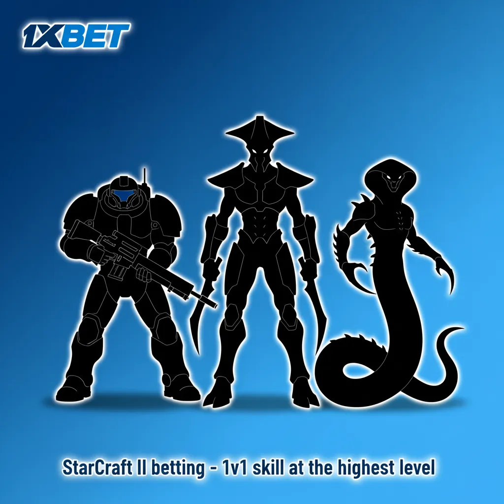 StarCraft II 1v1 esports betting screen with markets for match winner, map, handicap; IEM, GSL, DreamHack highlighted.