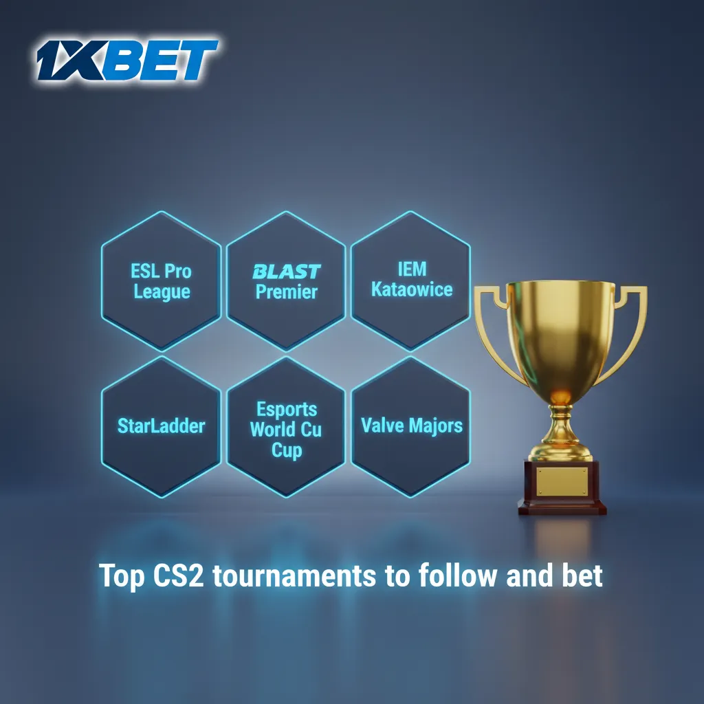 Top CS2 tournaments for betting: ESL Pro League, BLAST Finals, IEM Katowice, IEM Cologne, Majors, Esports World Cup, CCT.