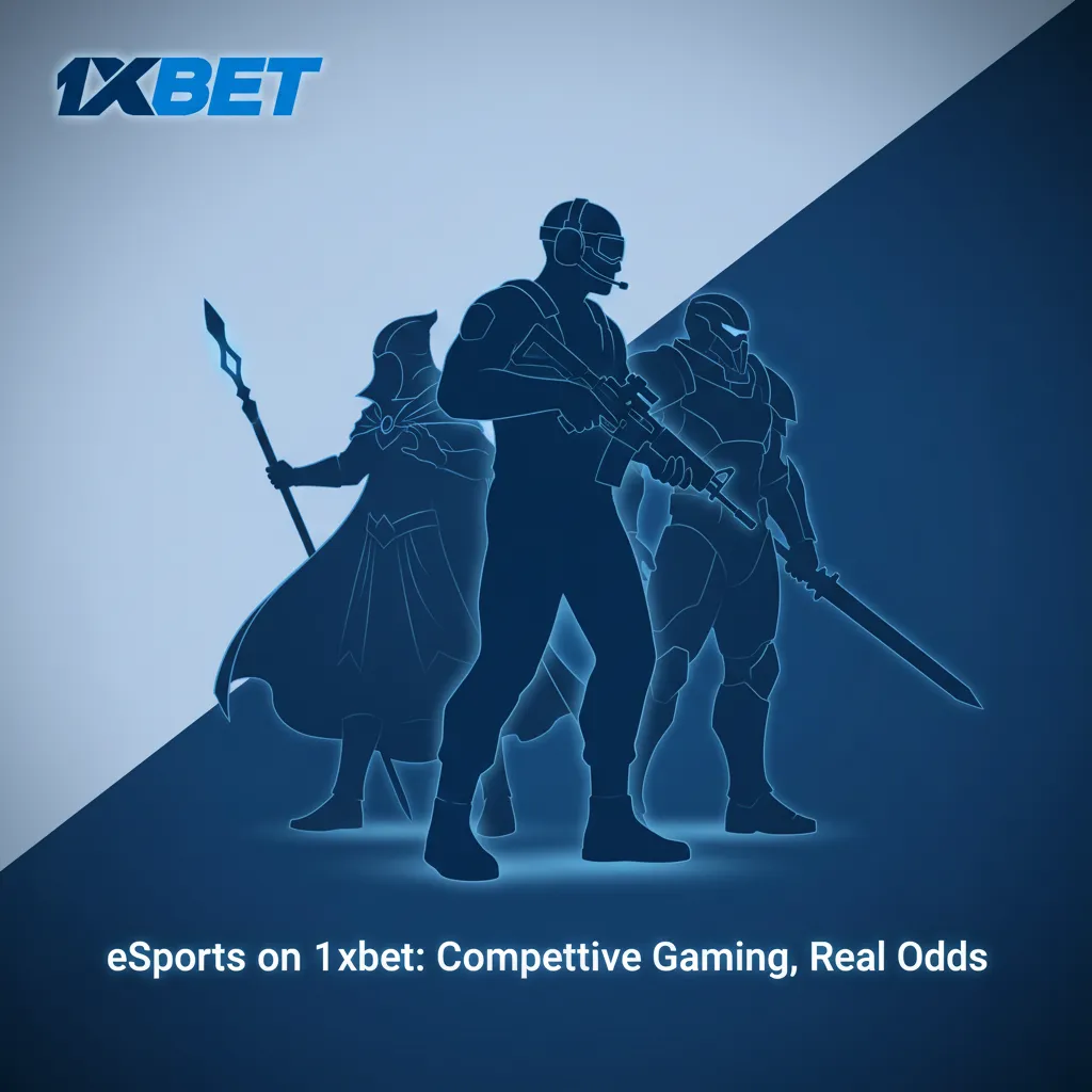 1xBet eSports betting page with odds and markets for Dota 2, CS2, StarCraft, and League of Legends.