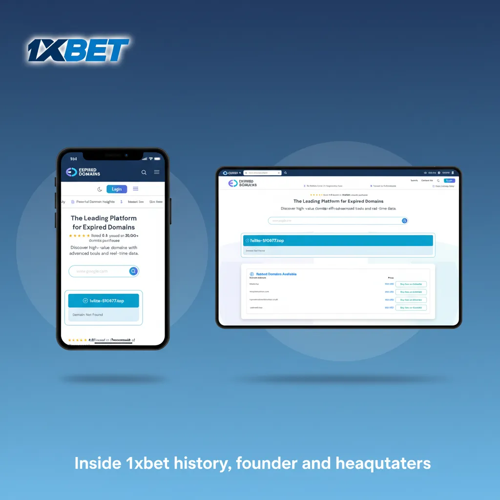 1xBet timeline: founded 2007; founders Roman Semiokhin, Sergey Karshkov, Dmitry Kazorin; HQ Limassol, Cyprus
