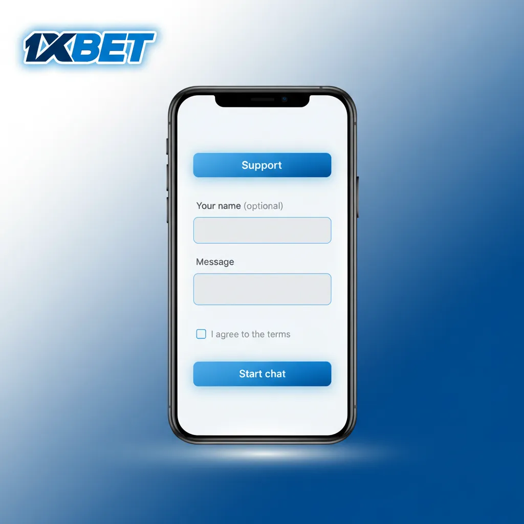 1xbet app login screen with Login button, fields for phone/email and password, 2FA prompt, and Face ID/Touch ID option.