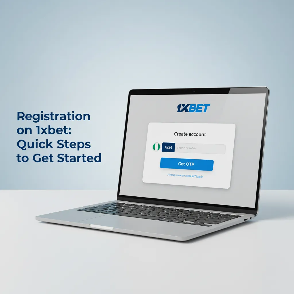 1xbet sign-up steps: choose one-click, phone, email or social; enter details; select Nigeria & NGN; submit and log in.