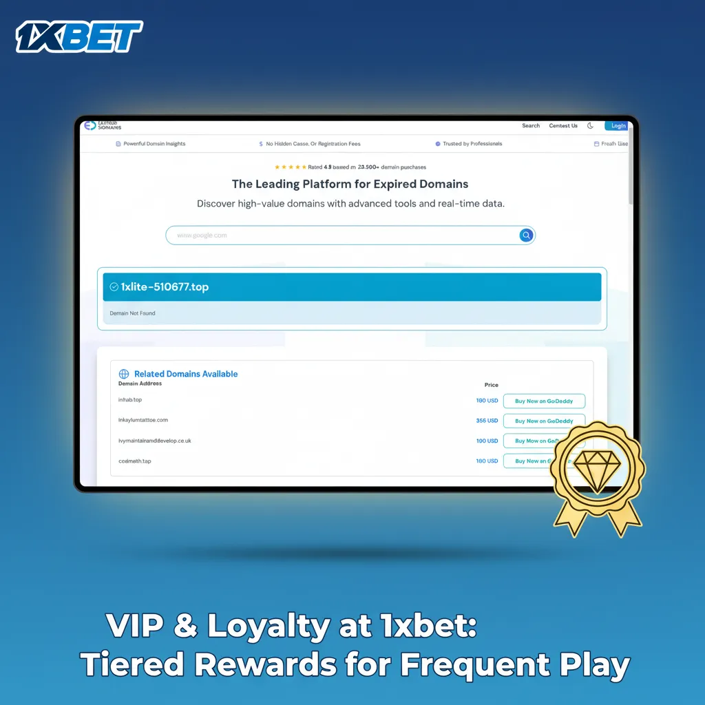 1xBet VIP & Loyalty tiers graphic showing cashback, tailored promos, higher limits, faster withdrawals, priority support.